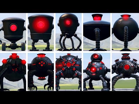 EVOLUTION OF ALL OMNIDROID V.X15 From Roblox Omnidroids Test in Garry's Mod