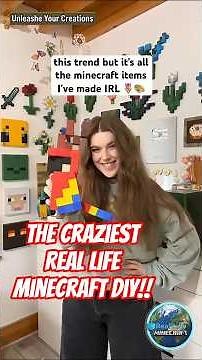 Real Life World's Craziest Minecraft Builds! You won't believe this DIY Minecraft next level builds!