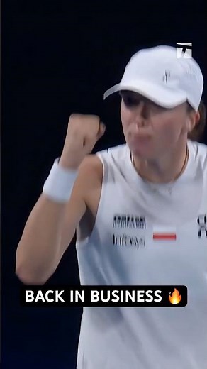 Iga’s back and better than ever 😎 Stream United Cup through January 11th on the Tennis Channel App!