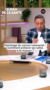 Le cancer colorectal est le deuxième cancer le plus mortel en France. Aujourd’hui, les 50-74 ans sont appelés à se faire dépister tous les deux ans, grâce à un kit livré à leur domicile. Seulement un tiers se fait dépister régulièrement car le test rebute. Pourtant, dans neuf cas sur dix, si le cancer est détecté assez tôt, il se guérit et même peut s’éviter. Retrouvez « Le Mag de la santé » avec Jimmy Mohamed sur france.tv 👉bit.ly/MagSantéFTV #francetv #marsbleu #prevention #cancercolorectal |