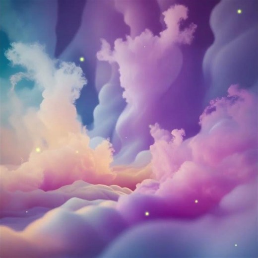 Dreamy Pastel Cloud Background 4K | Soft Aesthetic Wallpaper #shorts #background #digital