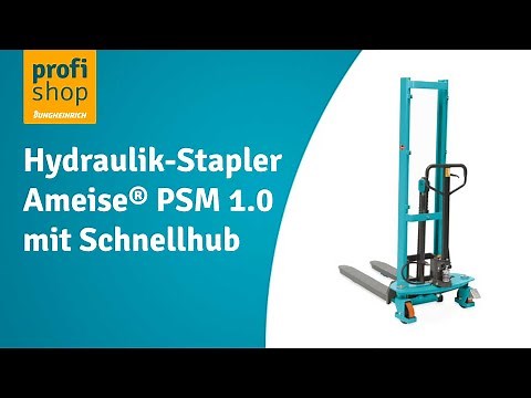 Hydraulik-Stapler Ameise® PSM 1.0 mit Schnellhub