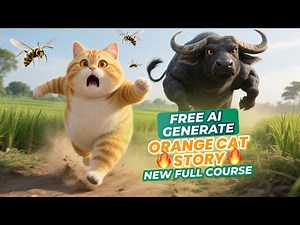 Youtube Niches Orange Cat AI - Create 3D Animated Stories Orange Cat with Free AI Video Generator
