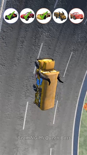 🔥 Pixar Cars vs GIANT LOOP! 😱 Who Will Survive? | BeamNG Drive