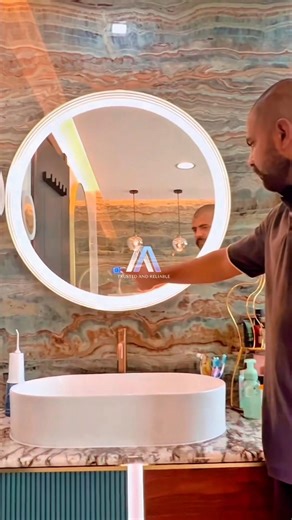 Luxury Shower Glass Partition Installation in Dubai | AA Installation #shorts #interiordesign