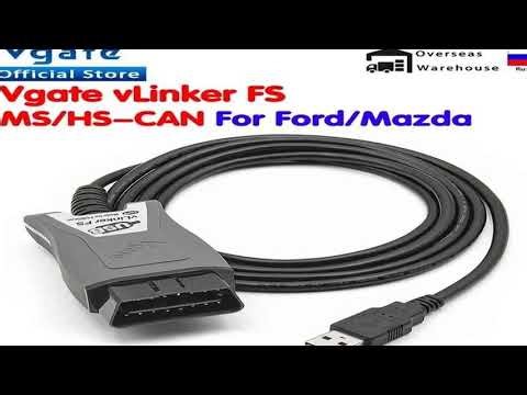 A must-have product! Vgate vLinker FS USB ELM327 For Ford FORScan For Mazda HS MS CAN ELM 327 OBD