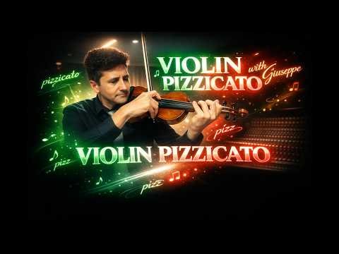 Pizzicato on Violin for Adult Violin Learners Online with Giuseppe