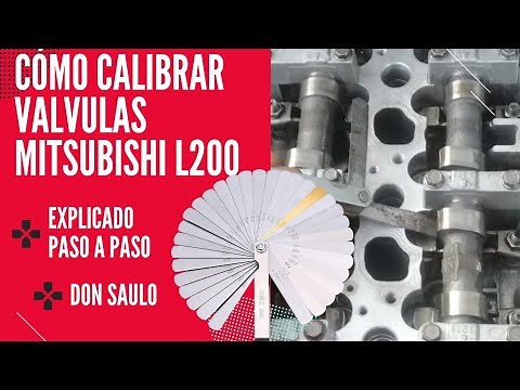 Valve calibration of Mitsubishi L200 4D56 engine