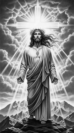 The Name That Brings Hope – Jesus Sketch✝️#Jesus #JesusChrist #Faith #Hope #ChristianArt