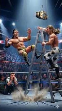 Shawn Michaels vs Razor Ramon – WWF Ladder Match 🔥 WrestleMania X #Shorts