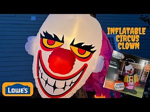 Gemmy Airblown Circus Clown Inflatable Mallet Lowes 2022 Unboxing & Review