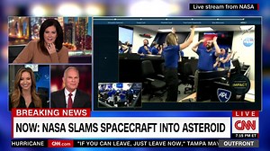 JUST IN: NASA has successfully crashed a spacecraft into the moon of an asteroid as part of a test to see how it affects the motion of an asteroid in space https://cnn.it/3UDMOkW | CNN