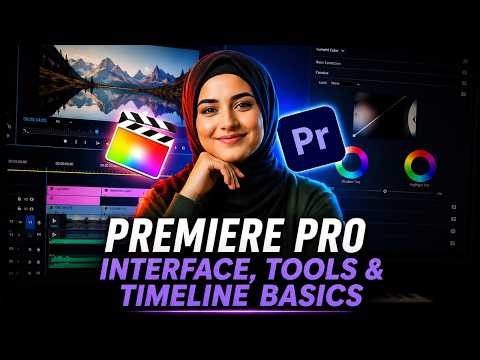Premiere Pro Samajh Nahi Aata? Complete Interface, Tools & Timeline Guide | Urdu