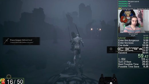 【搬运+字幕】致命躯壳 Mortal Shell-Any%-世界记录IGT27分31秒速通-20200916-By DeekuNutz