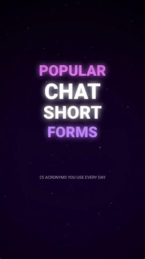 25 Chat Words You Use Every Day 😳 (LOL, OMG & More!)