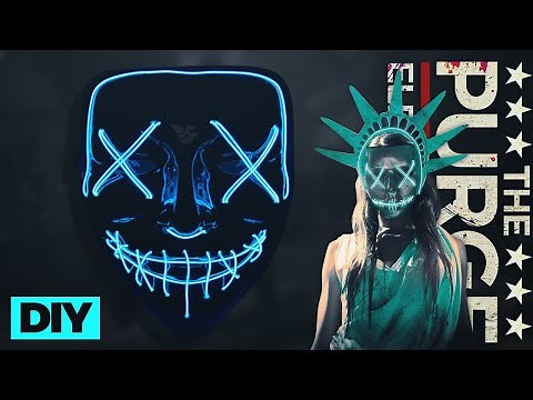 How to Make LED Mask's from The Purge Election Year