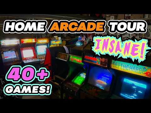 Home Arcade Tour 👾 40+ Classic Games! 😱 Vintage Coin-Op Machines '77-'94 🪙 Episode #100 Spectacular!