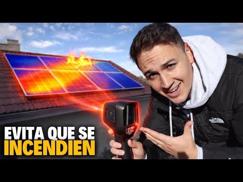 Uso una CÁMARA TÉRMICA para REVISAR los paneles y DESCUBRO ESTO