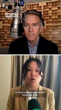 Tech writer Karen Hao explains how AI is devaluing and displacing human workers