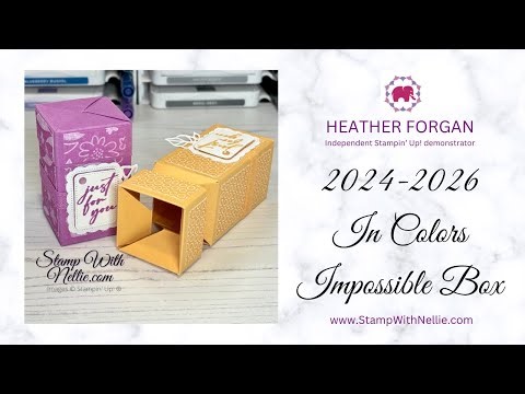 How to make an impossible box with Stampin' Up! 2024-2026 In Colors