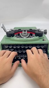 14K views · 379 reactions | LEGO Ideas Typewriter with 2,079 Pieces Purchase this set: https://amzn.to/3STkeex (affiliate) Video via The Brick Chef https://bit.ly/3JZHP9f | Beyond the Brick | Facebook