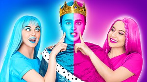 23K views · 612 reactions | BLUE VS PURPLE GIRL || eating only 1 color food challenge by 123GO! FOOD: | 123 GO FOOD | Facebook