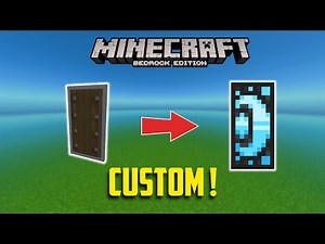 How to make a CUSTOM SHIELD in Minecraft Bedrock Edition!