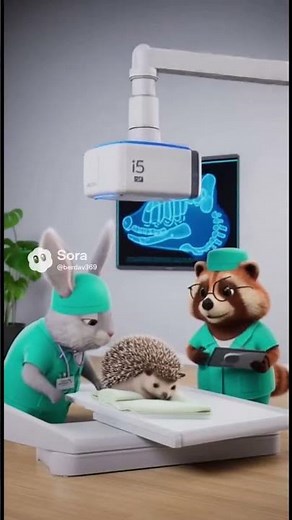 Cartoon hospital visit