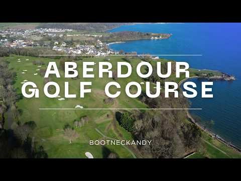 Flying Over Aberdour Golf Course in 4K | Scotland’s Coastal Beauty