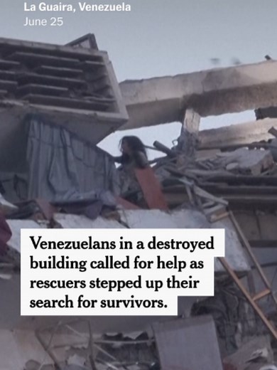 After the worst earthquakes to hit Venezuela in nearly six decades, some residents trapped in collapsed buildings awaited rescue and others searched for loved ones in the rubble. Others spoke about the fear they felt when the deadly earthquakes struck. #venezuela #earthquake #LaGuaira