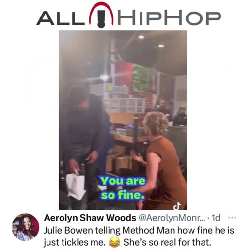 #JulieBowen was ready to risk it all for #MethodMan. 藍 We heard that 98% of women feel the same way about Method Man. | Allhiphop Renaissance | Facebook