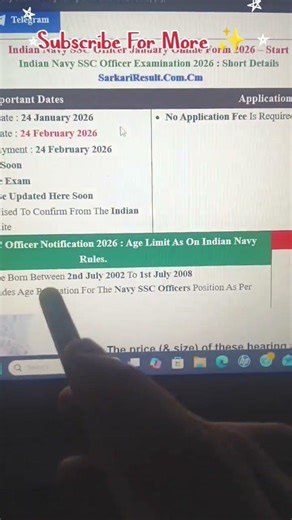 Indian Navy Released SSC Officer Vacancies ⚓ | Short Service Commission | Apply Online