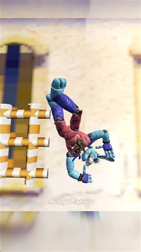 🤗GLAMROCK BONNIE & Trampoline [FNAF Ruin Security Breach Ragdolls]