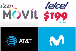 Así está la guerra de planes de renta de 200 pesos en México: comparación de ofertas de Izzi Móvil, Telcel, AT&T y Movistar