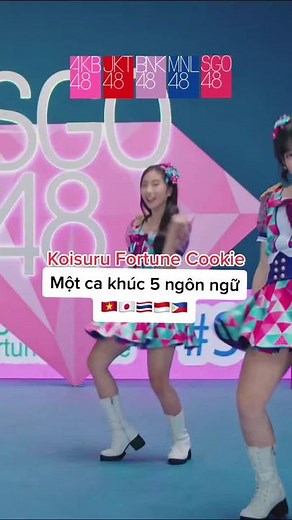 Ca khúc nổi tiếng nhất của nhà 48 với 5 phiên bản khắp Châu Á #SGO48 #48group #fyp #ThoBietYeu #NangTienCa