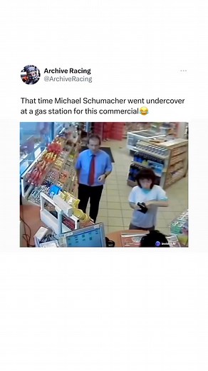 Archive Racing️ | Can they tell? Michael Schumacher, the seven-time Formula 1 World Champion, starred in a memorable Shell commercial where he went... | Instagram