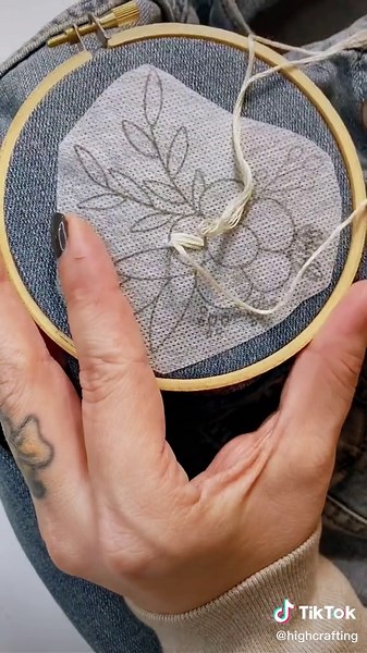Embroidery Tutorial: Learn Stick and Stitch with Lucky Dmc