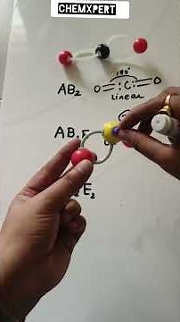 VSEPR Shapes of Triatomic Molecules | Bond Angles & Geometry #neet #jee