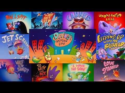 Rocko's Modern Life Complete Title Cards Collection