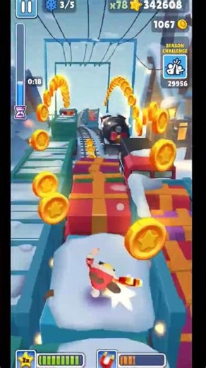 Tricky Time Run #gamingshorts #subwaysurfers #gaming #funny #comedy #mysticplaycentre #games #game