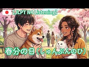 【JLPT N4 Listening】What is "Vernal Equinox Day"? | 春分の日って何？日本の春の文化🌸