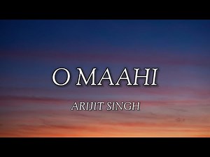 O MAAHI | ARIJIT SINGH | DUNKI | Lyrical 7