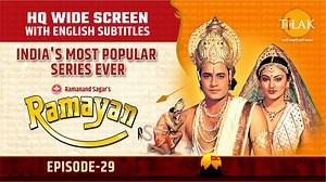 #Ramayan #ramayana #sriram #SriRamachandra #rama #Ram #ram #ayodhya Ramayan Episode 29 Watch Now ! in HQ Widescreen with English Subtitles Maharishi Agastya gives Ram divine weapons. Jatayu meets Ram, Sita and Laxman for the first time. They decide to stay in Panchvati. Laxman punishes Surpanakha when she attempts to woo Ram. Like करें तिलक FACEBOOK पेज को और देखें महान ग्रंथों से जुड़ी हज़ारों कहानियाँ। हर दिन नए विडेयोज़ एवं नए भजन सुनने के लिए जुड़े रहें हमारे साथ। FACEBOOK- https://www.faceb
