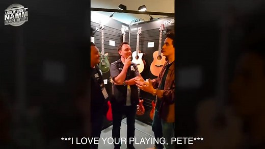 10K views · 179 reactions | Throwback to the summer of 2019 when two men met their idol... | Andertons Music Co. | Facebook