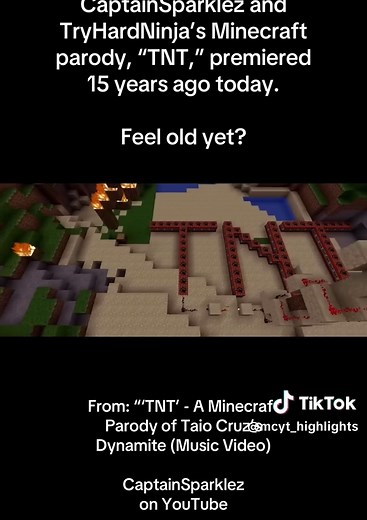 #captainsparklez #tryhardninja #minecraftparody #minecraft #throwback | minecraft parody songs