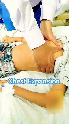 6 Years Old Boy, Chest Expansion symmetry test in Pediatrics | Medico School