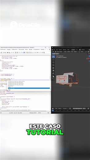 cdt_body Configura tu cuerpo de coliciones #blender #tutorial #snowrunner