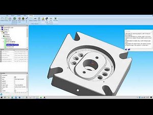 Dolphin, 3D CAM - Customer example - Flatland + Surfacing (Part 2)