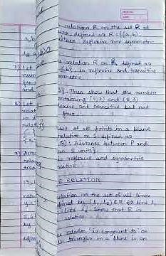 CBSE Grade 12 Mathematics Ch 1 Relations Worksheet (RDS)