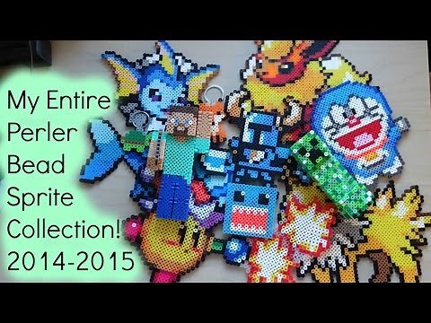 My Entire Perler Bead Sprite Collection 2015
